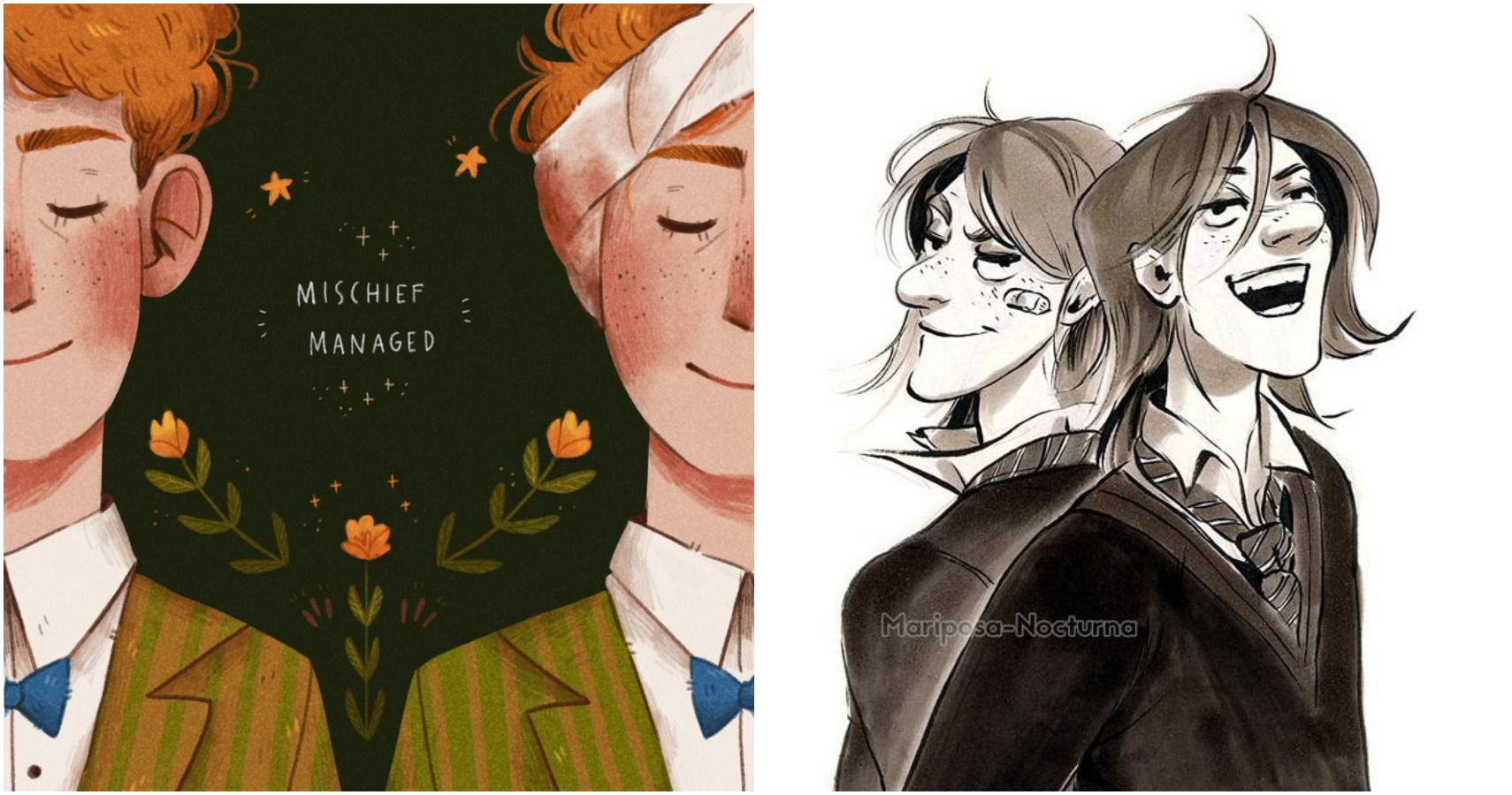 Harry Potter 10 Pieces Of Fred And George Fan Art As Of Fred Weasley Fan Ar...