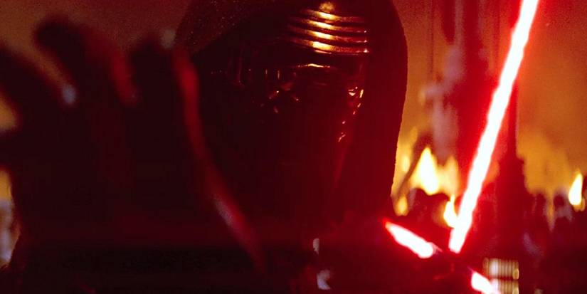 Kylo Ren usando Estase da Força