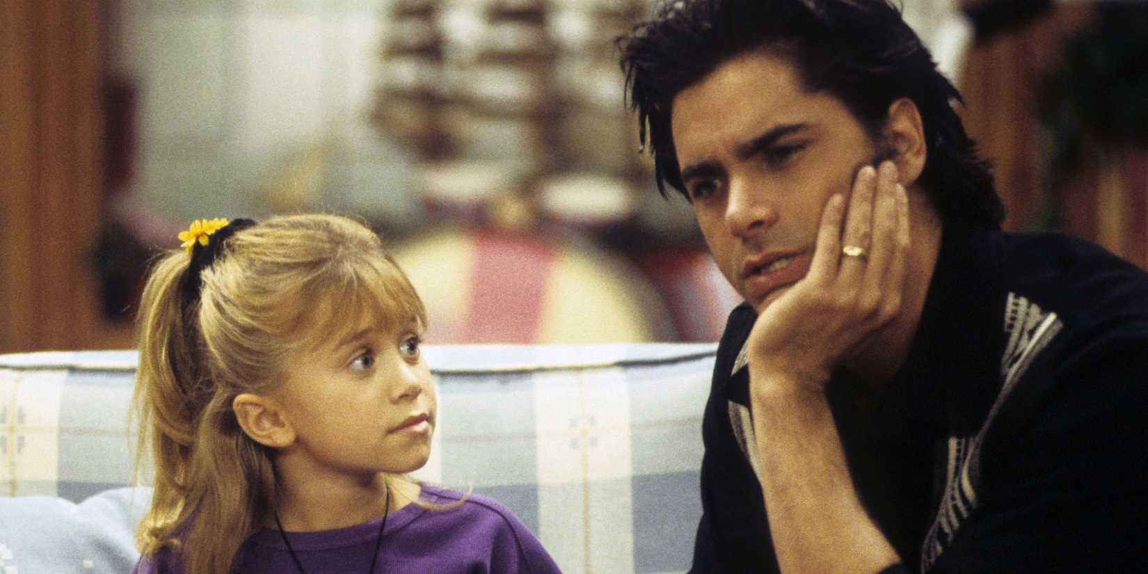 Michelle and Uncle Jesse on Full House.