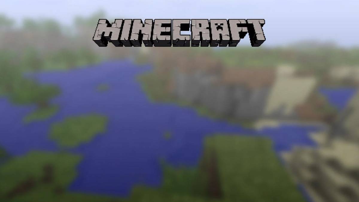 Minecraft Cropped Title Minecraft Original Title Screen World Seed Finally Found After 9 Years