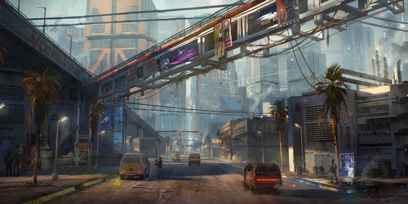 Cyberpunk 2077 Art Shows Night City’s Santo Domingo District