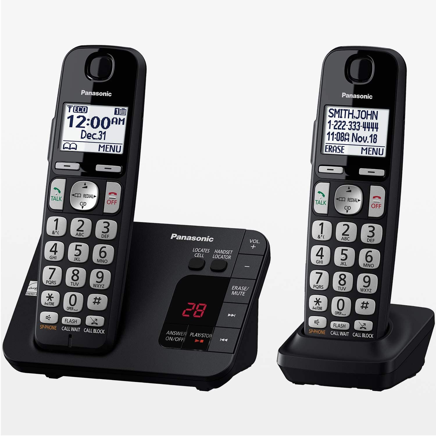 Panasonic DECT 6.0 Expandable Cordless Phone System a