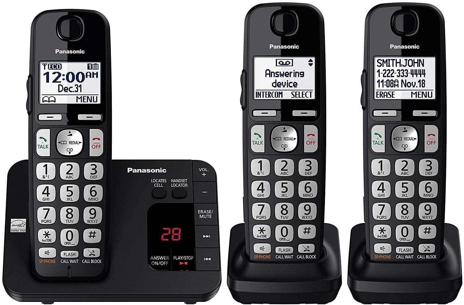 Panasonic DECT 6.0 Expandable Cordless Phone System c