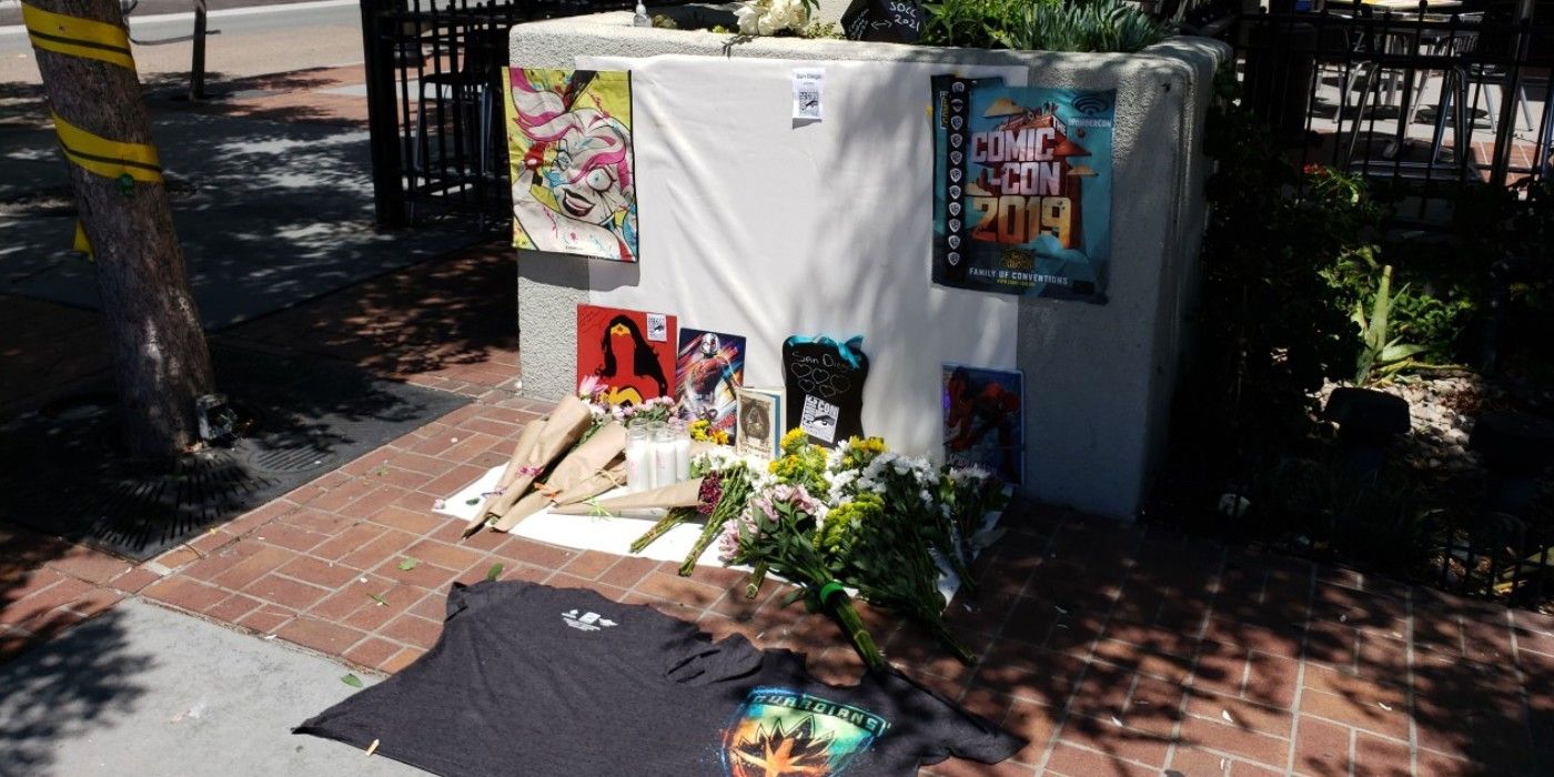 San Diego ComicCon Shrine Built By Fans Across From Convention Center
