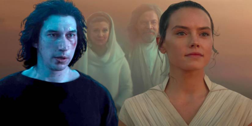 Star Wars Rise of Skywalker Luke Leia Ben Solo Rey Skywalker
