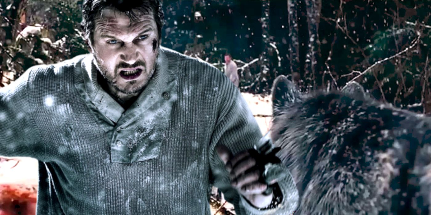 The Grey Ending Explained Who Wins Liam Neeson S Wolf Fight