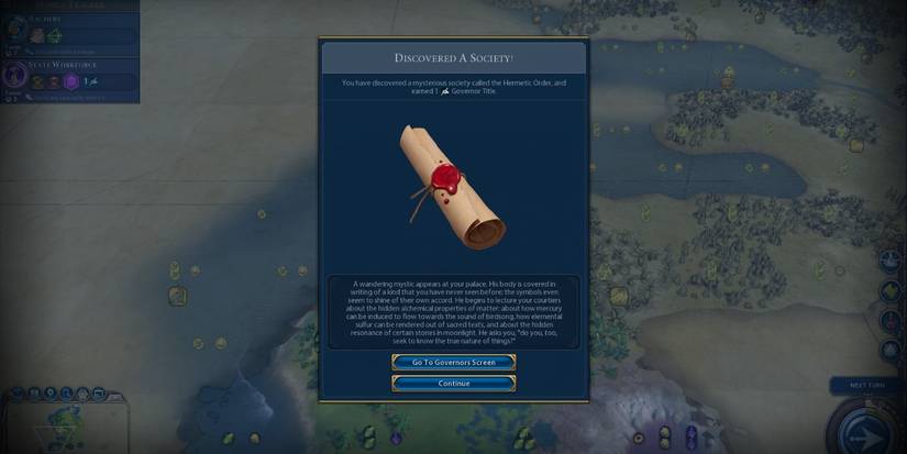 Civilization 6 Secret Societies Game Mode