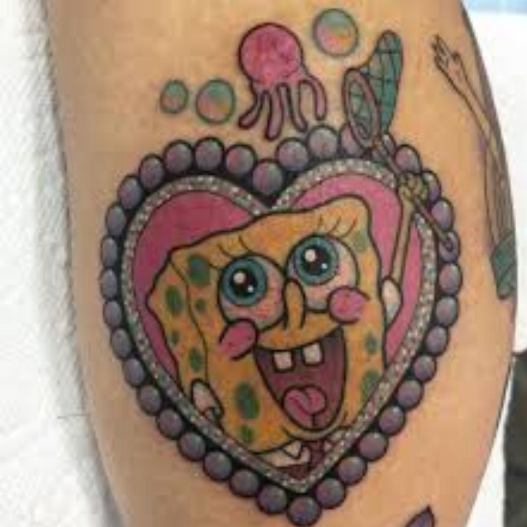 10 Tattoos Inspired By SpongeBob SquarePants