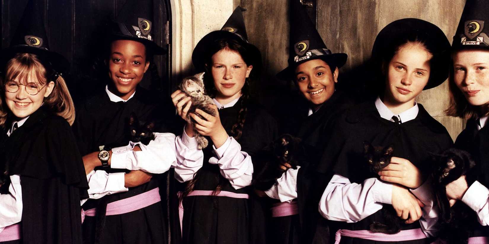 The cast of The Worst Witch in 1998
