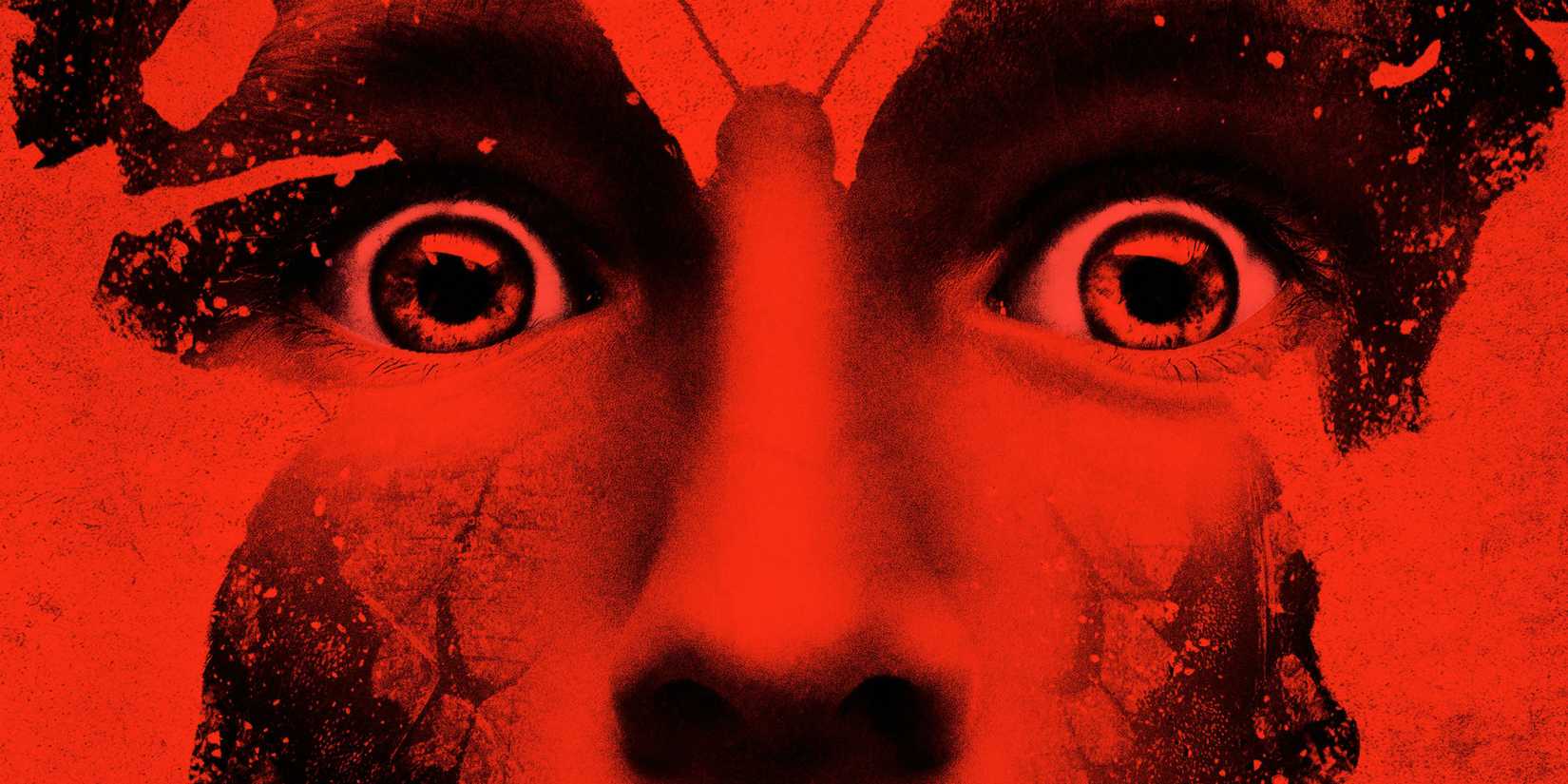 Someone's face crossfaded with a butterfly in Before I Wake Poster