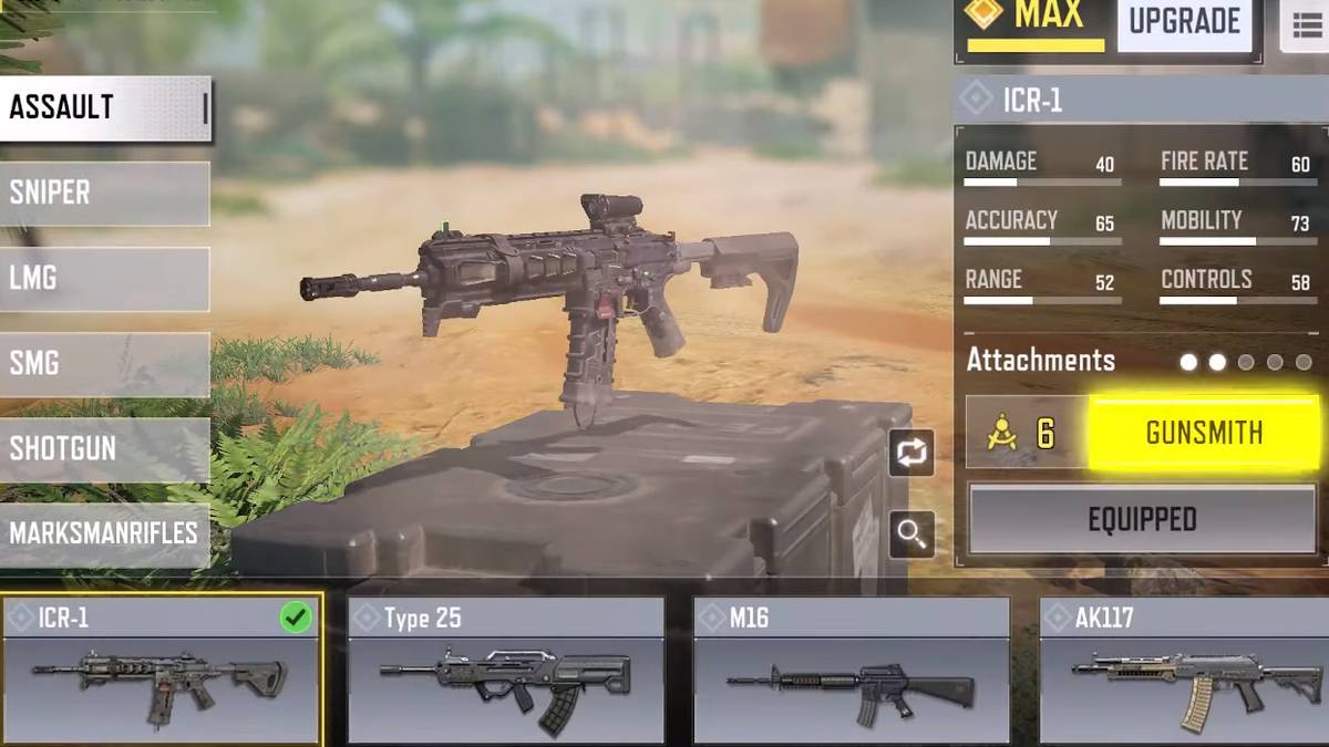 Call of Duty: Mobile Adding Popular Gunsmith Customization Feature