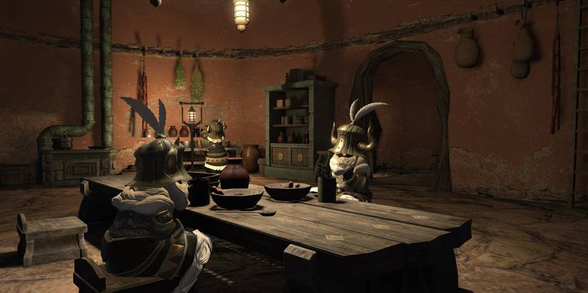 Dwarven homes in Final Fantasy XIV