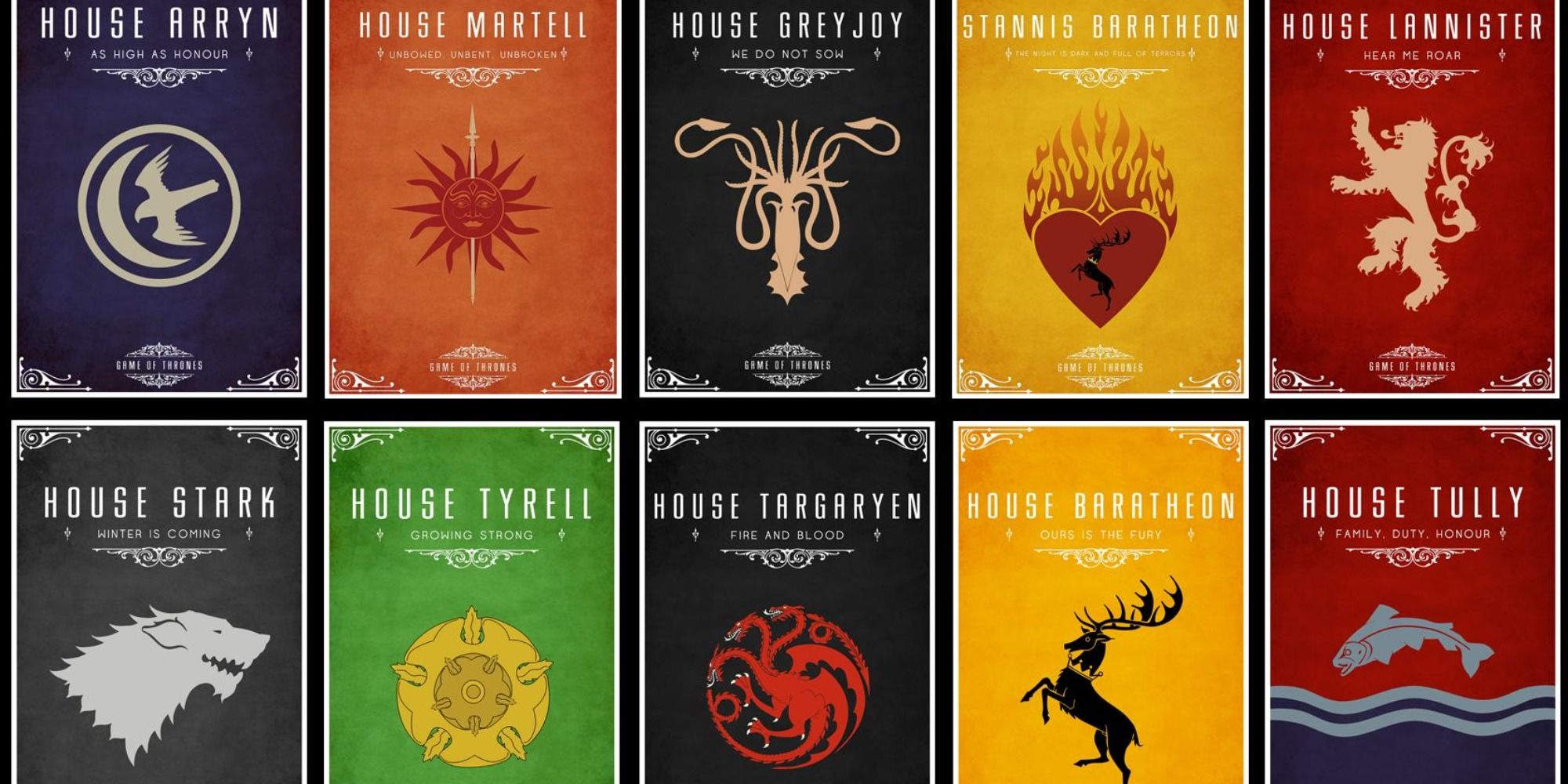 Game Of Thrones Every Great House Ranked By How Many Members Survived The Events Of The Show
