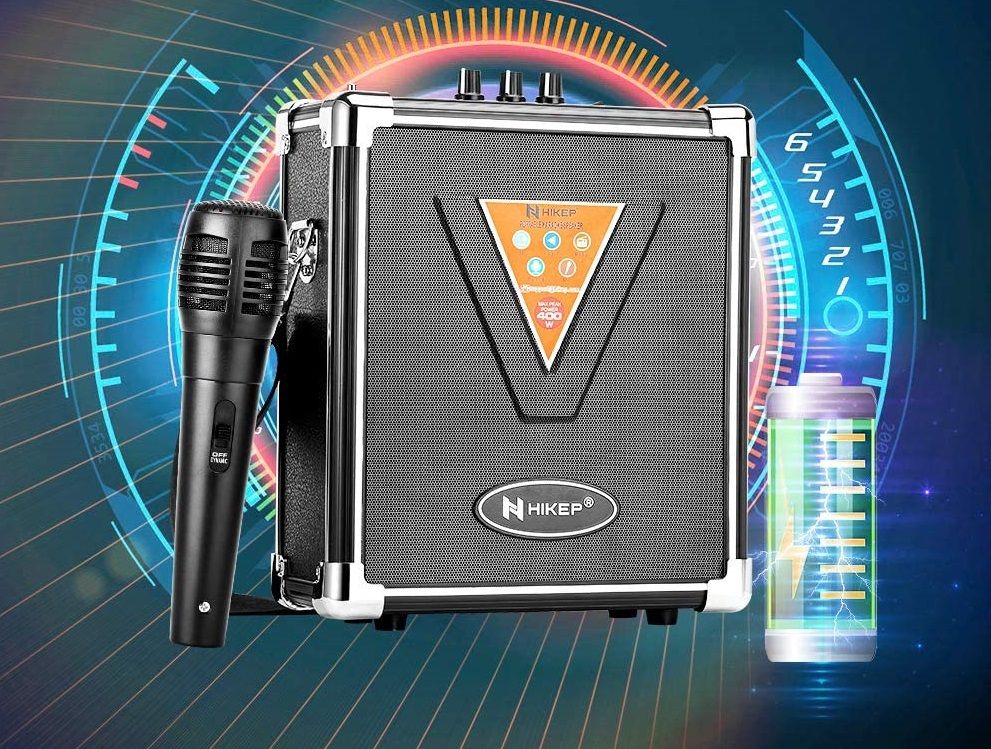 HIKEP Portable Bluetooth Karaoke Machine c