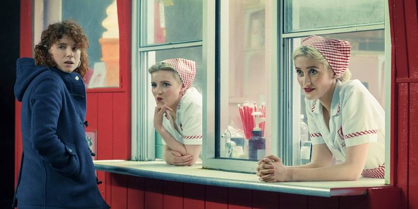 The unnamed girl a an ince cream parlor in I'm Thinking Of Ending Things
