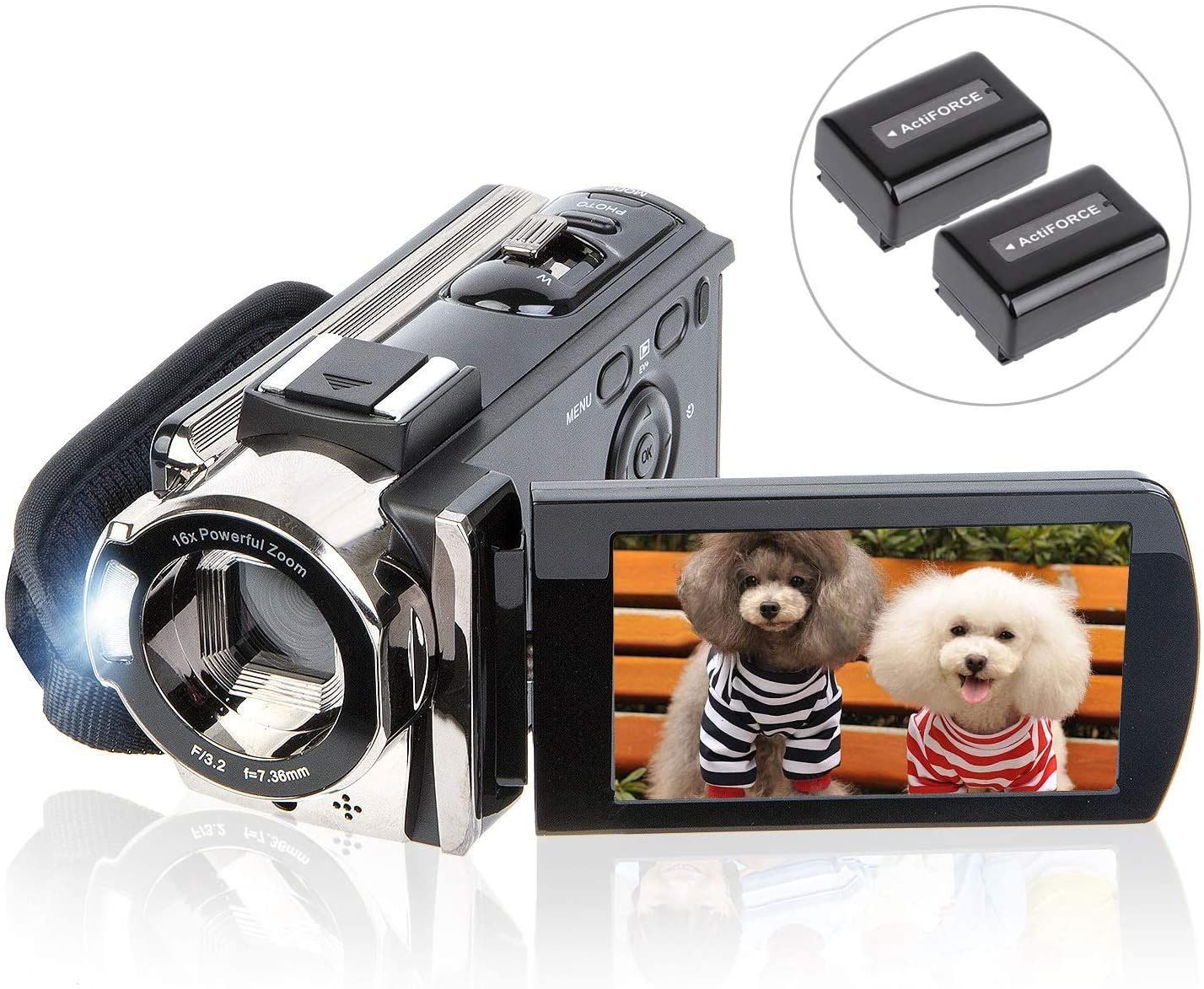Kicteck Video Camera Camcorder a