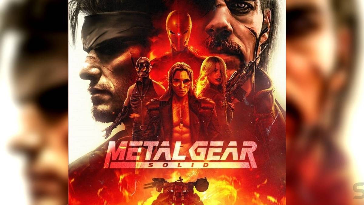 Henry Cavill Christian Bale Metal Gear Solid Fan Movie Poster
