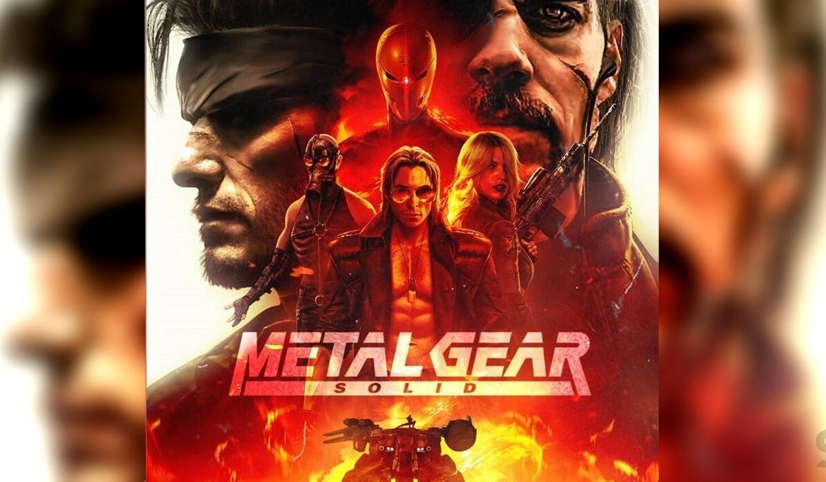Henry Cavill Christian Bale Metal Gear Solid Fan Movie Poster