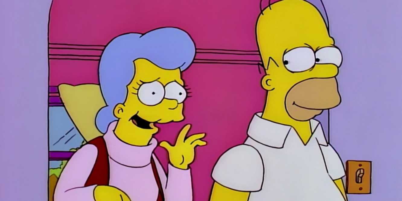 Old Simson Mona Simpson The Simpsons Mona Simpson Simpsons Wiki