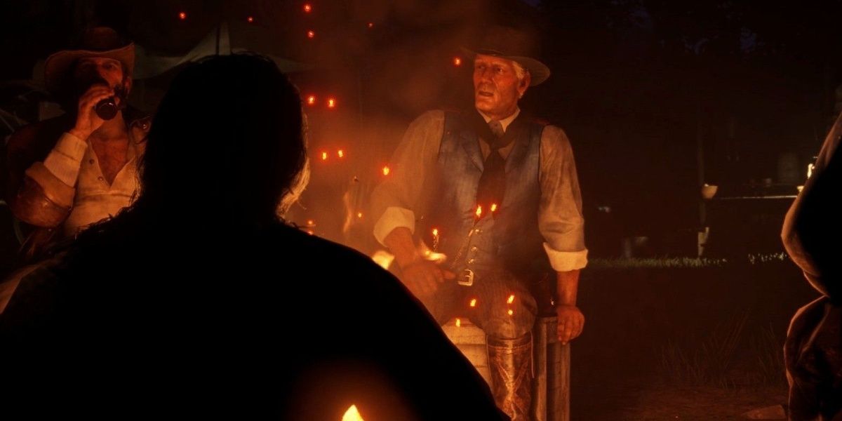 Red Dead Redemption 2 Hosea Matthews Camp Fire