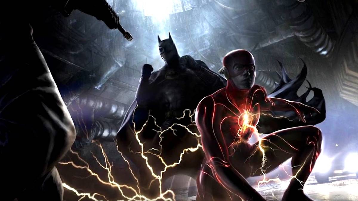 Michael Keaton’s Batman & The Flash Team Up In Official Movie Concept Art