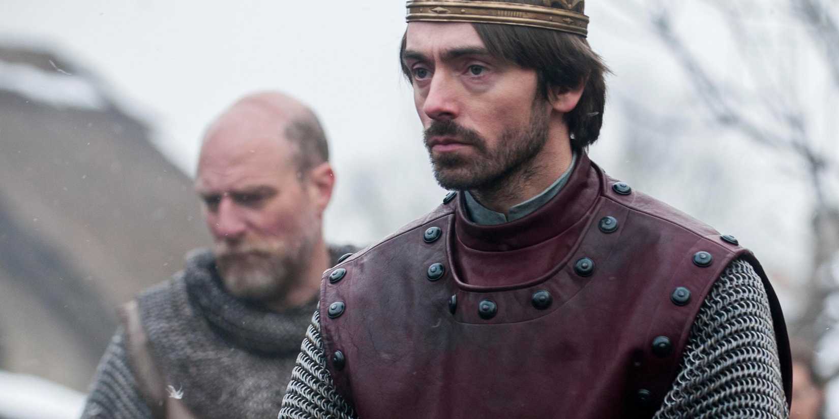 King Alfred looking determined in The Last Kingdom.
