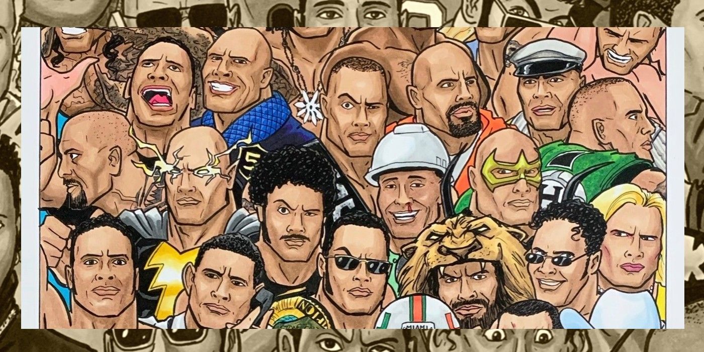 Incredible Art Combines All Of The Rock’s Roles Into One (& He Approves)