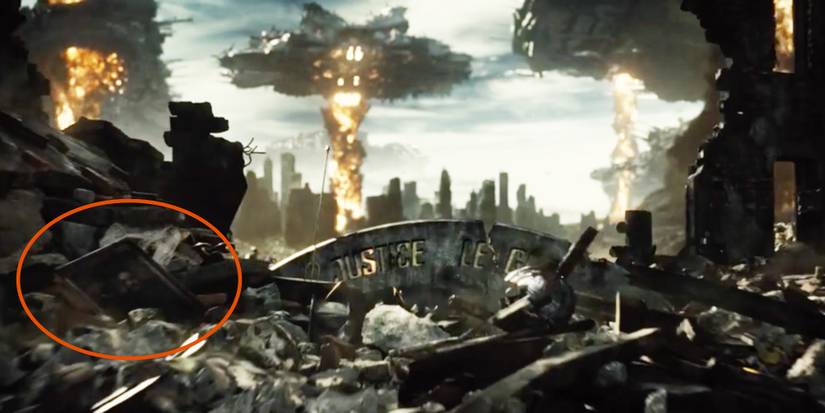 Justice League Trailer: Every Easter Egg In Snyder's Knightmare Scene