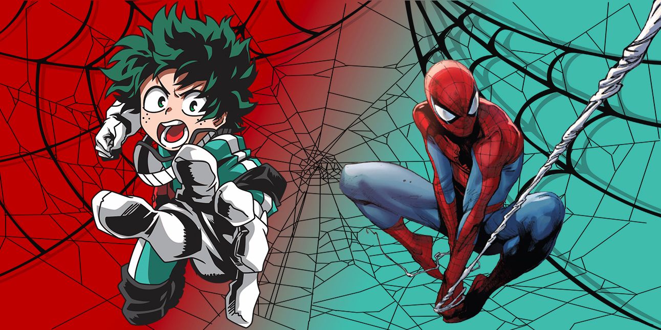 My Hero Academia Goes Spider Man In Epic Fanart Crossover 3015