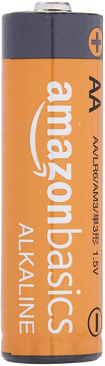 AmazonBasics 4 Pack AA High-Performance Alkaline Batteries a