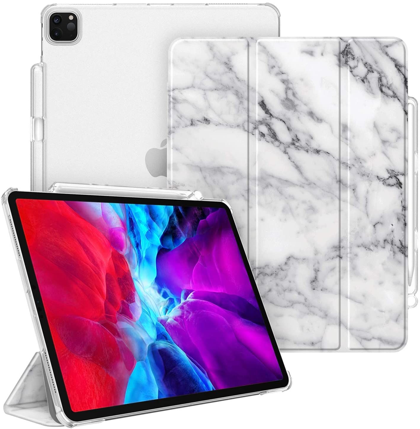 CaseBot SlimShell Case for iPad Pro 12.9 4th & 3rd Generation 1