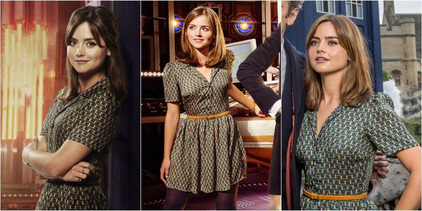 clara oswald green dress Clara Oswald Inspired Skater Dress 3XL main image 0