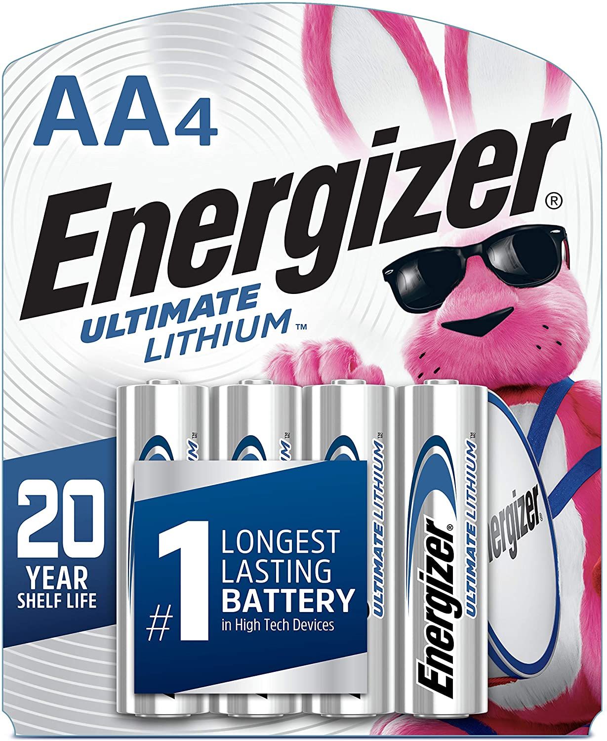 Energizer L91SBP-4 AA Batteries a