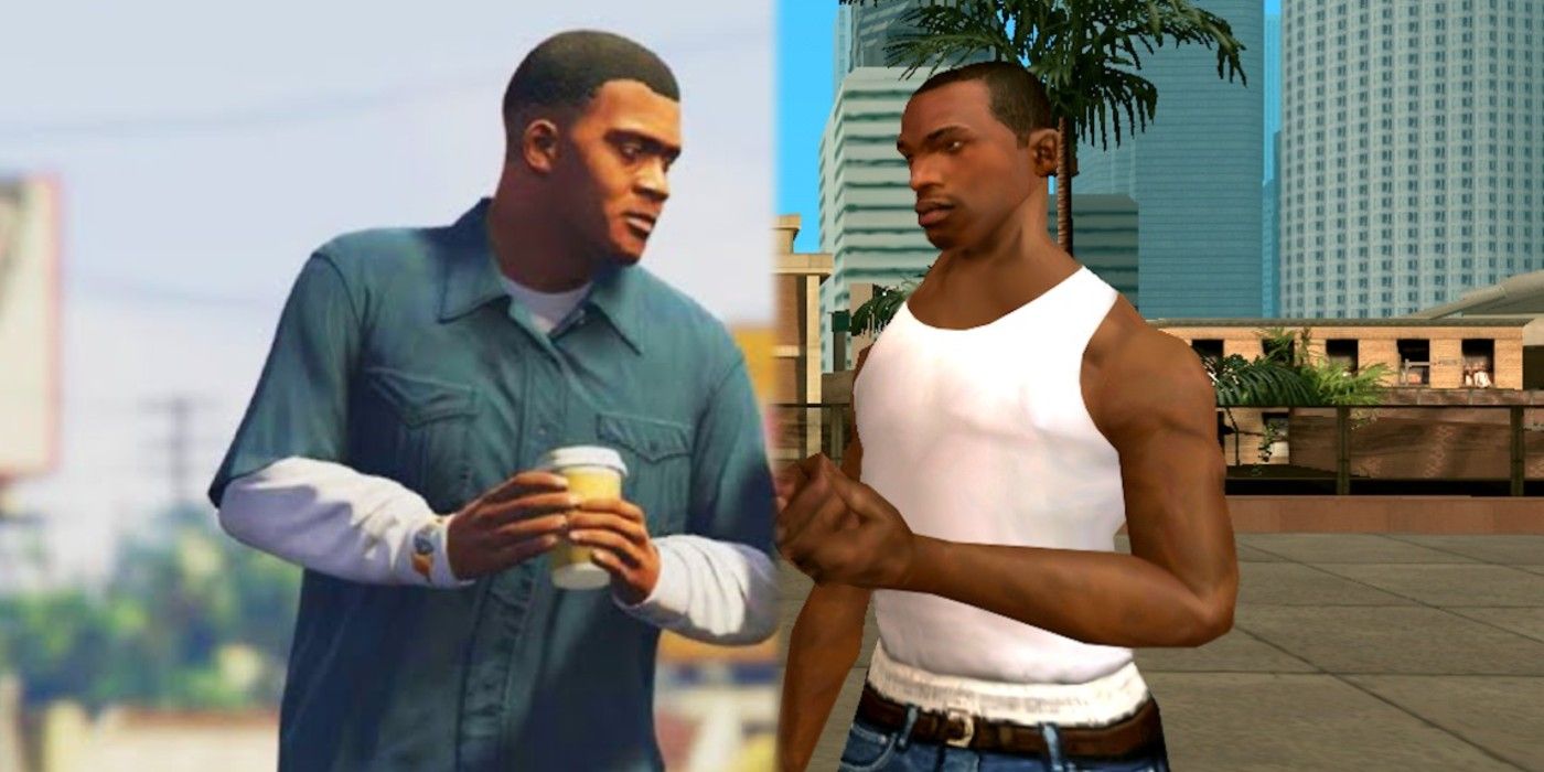 How Grand Theft Auto 5's Franklin \u0026 GTA: San Andreas' CJ Are Related, image size:1400x700
