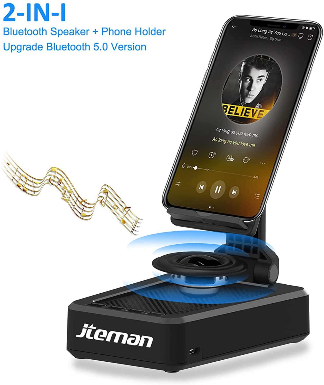 JTEMAN Bluetooth Speaker (2)