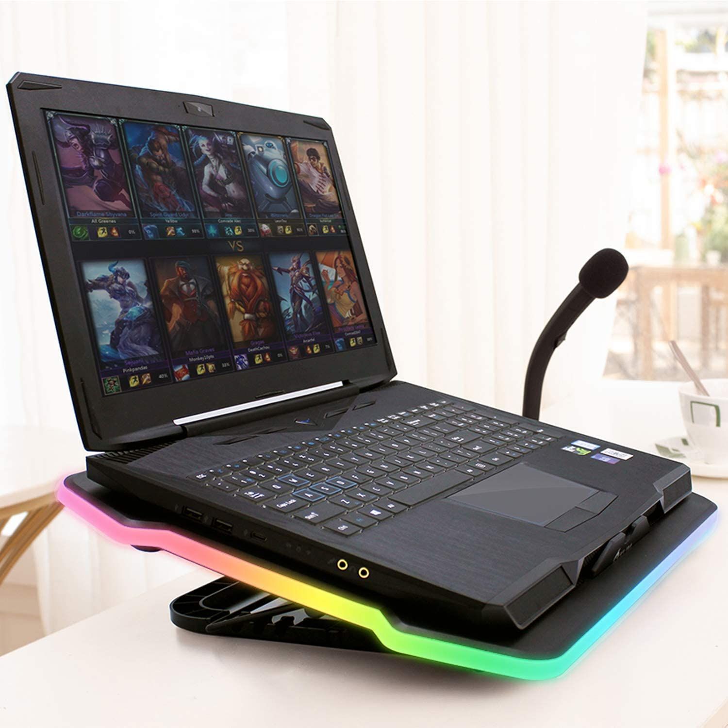 KLIM Ultimate + RGB Laptop Cooling Pad 2