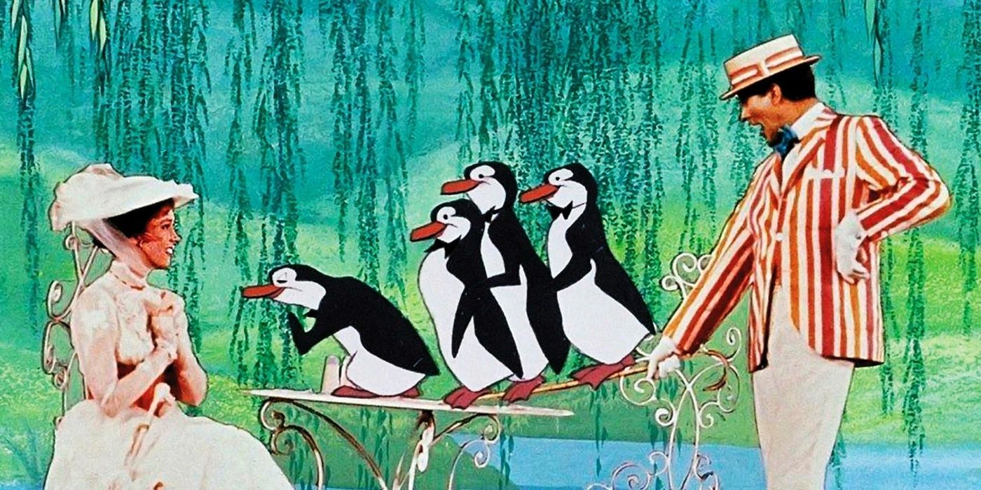 Pinguins garçons em Mary Poppins