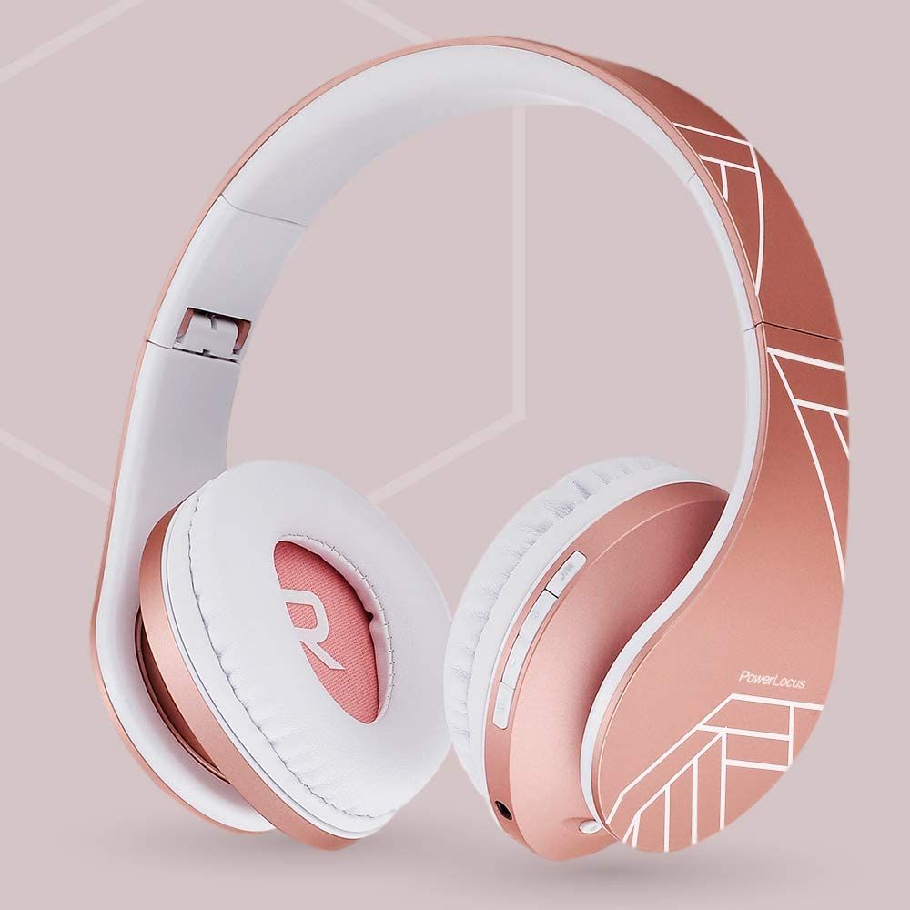 PowerLocus Bluetooth Over-Ear Headphones, Wireless Stereo Foldable Headphones (2)