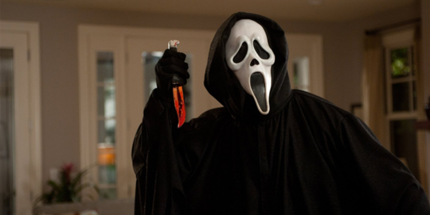 Scream 4 2011 Ghostface Killer with Knife