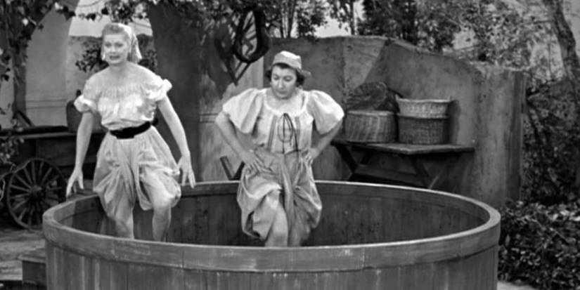 luciele ball stomping grapes in i love lucy
