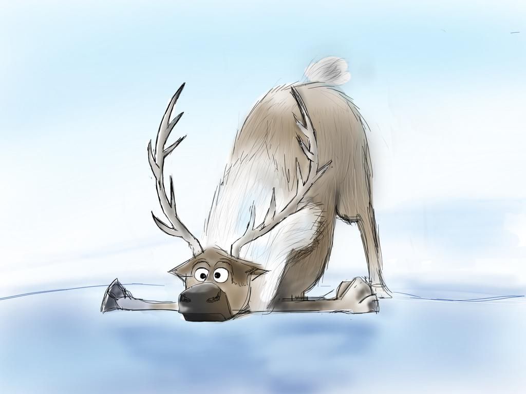 Frozen 10 Pieces Of Sven Fan Art That Prove Reindeers Are Better Than People