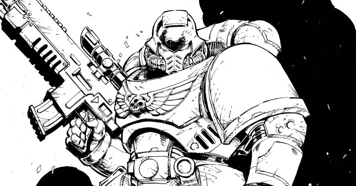 warhammer drawing