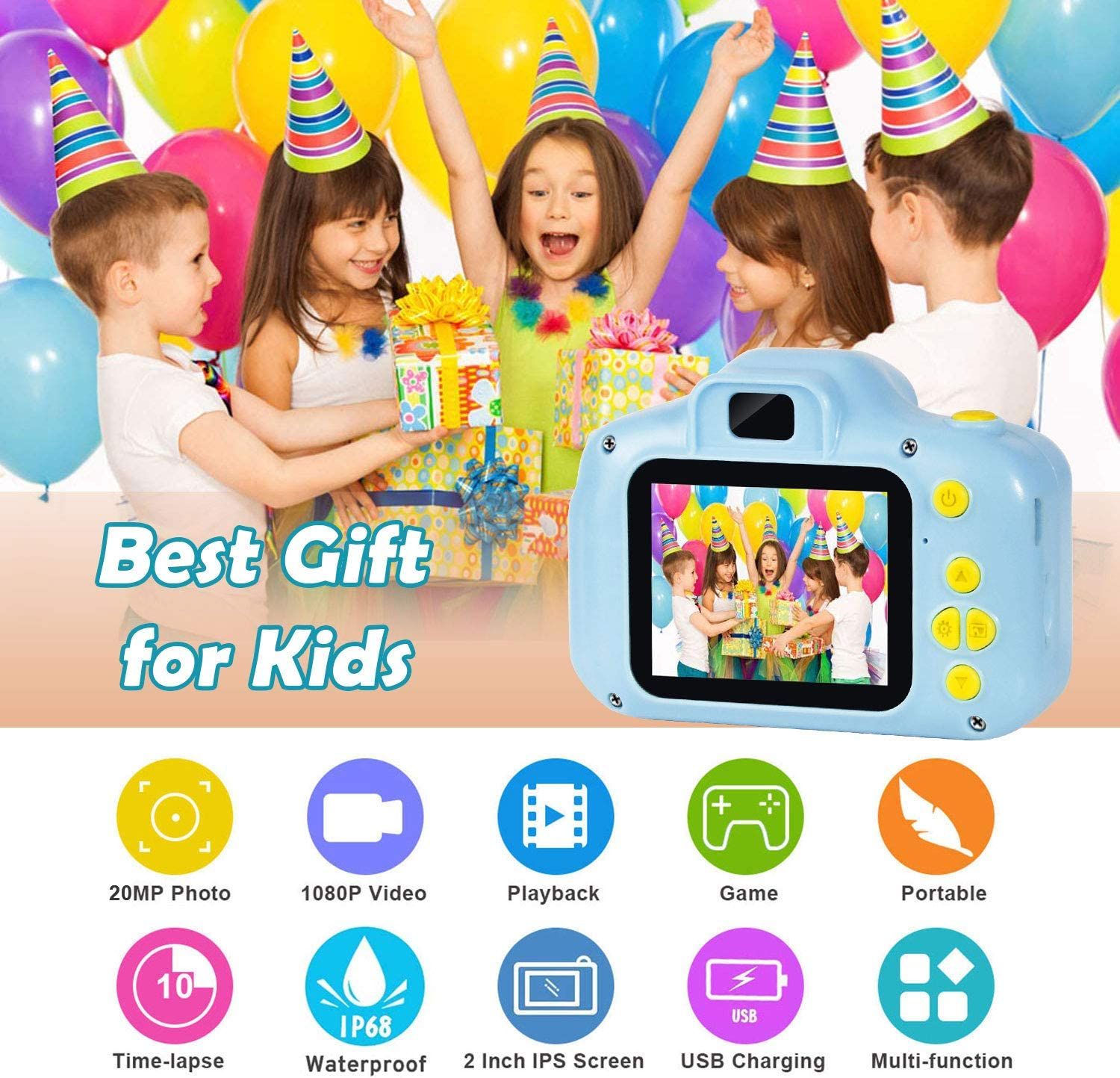 Agoigo Kids Waterproof Camera (3)