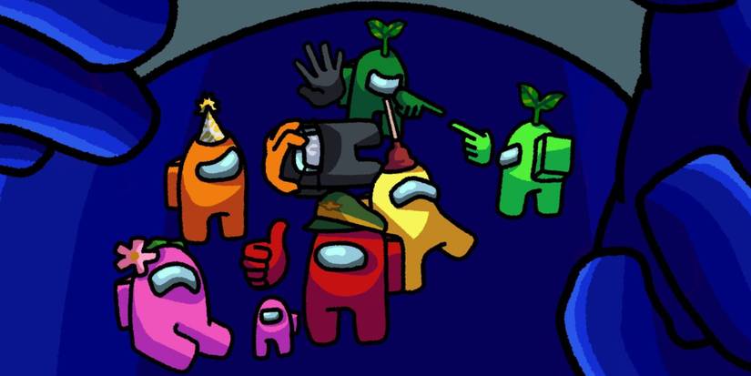 An Imposter toys with the Crewmates in Among Us