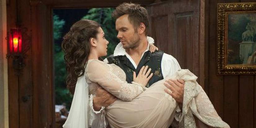 Jeff holds Annie in his arms in Community