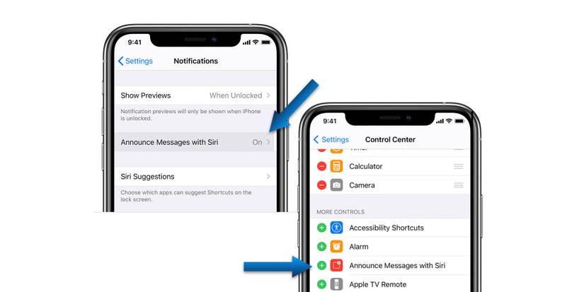 AirPods Siri Announcement Setting
