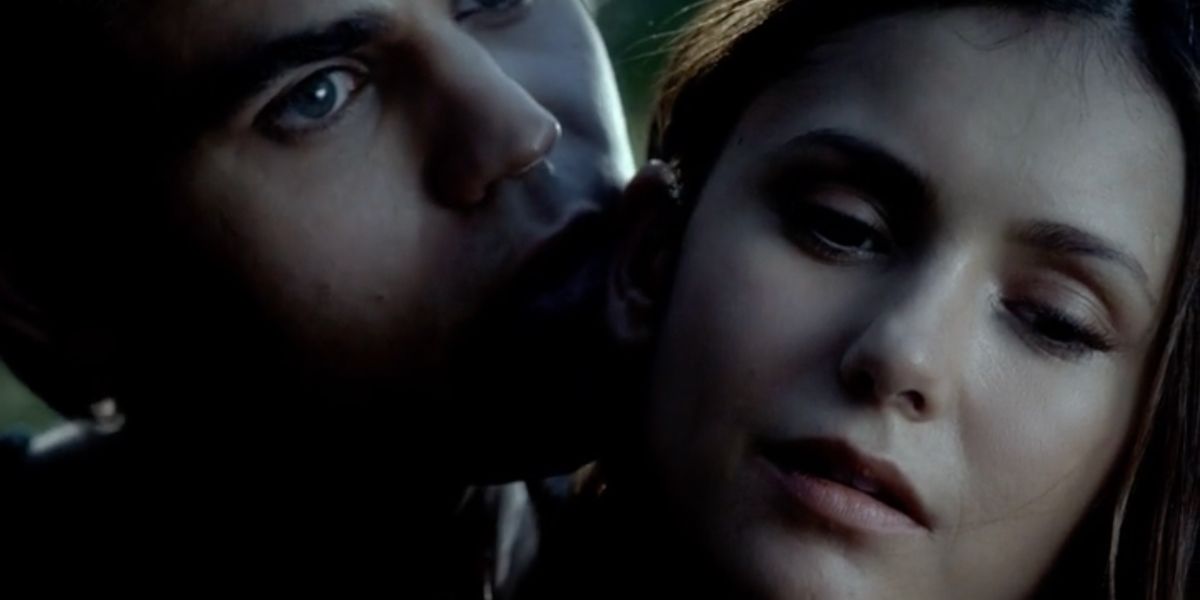 The Vampire Diaries Elena’s 10 Best Kisses With Stefan & Damon