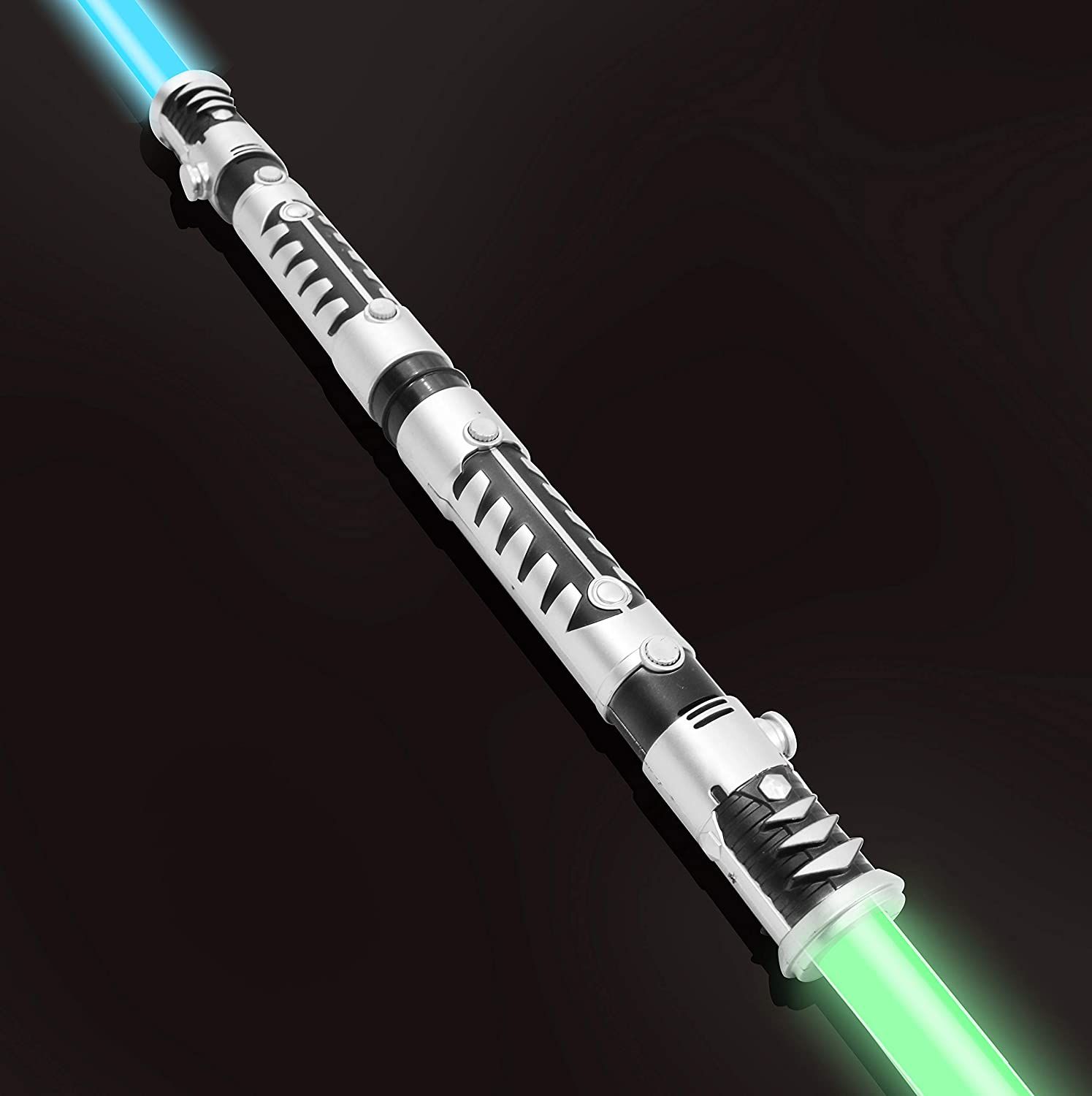 JOYIN Light Up Saber 2-in-1 LED FX Dual Light Swords Set with Sound b