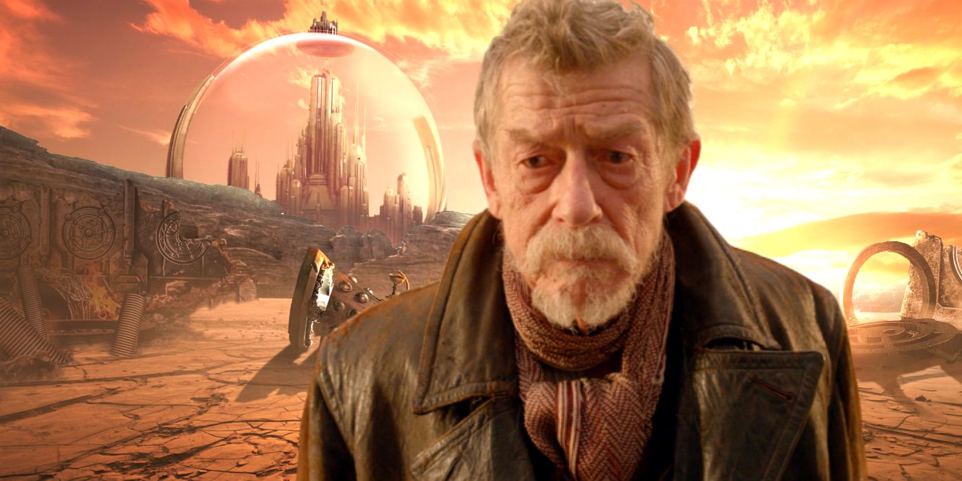 John Hurt as the War Doctor and Time War in Doctor Who