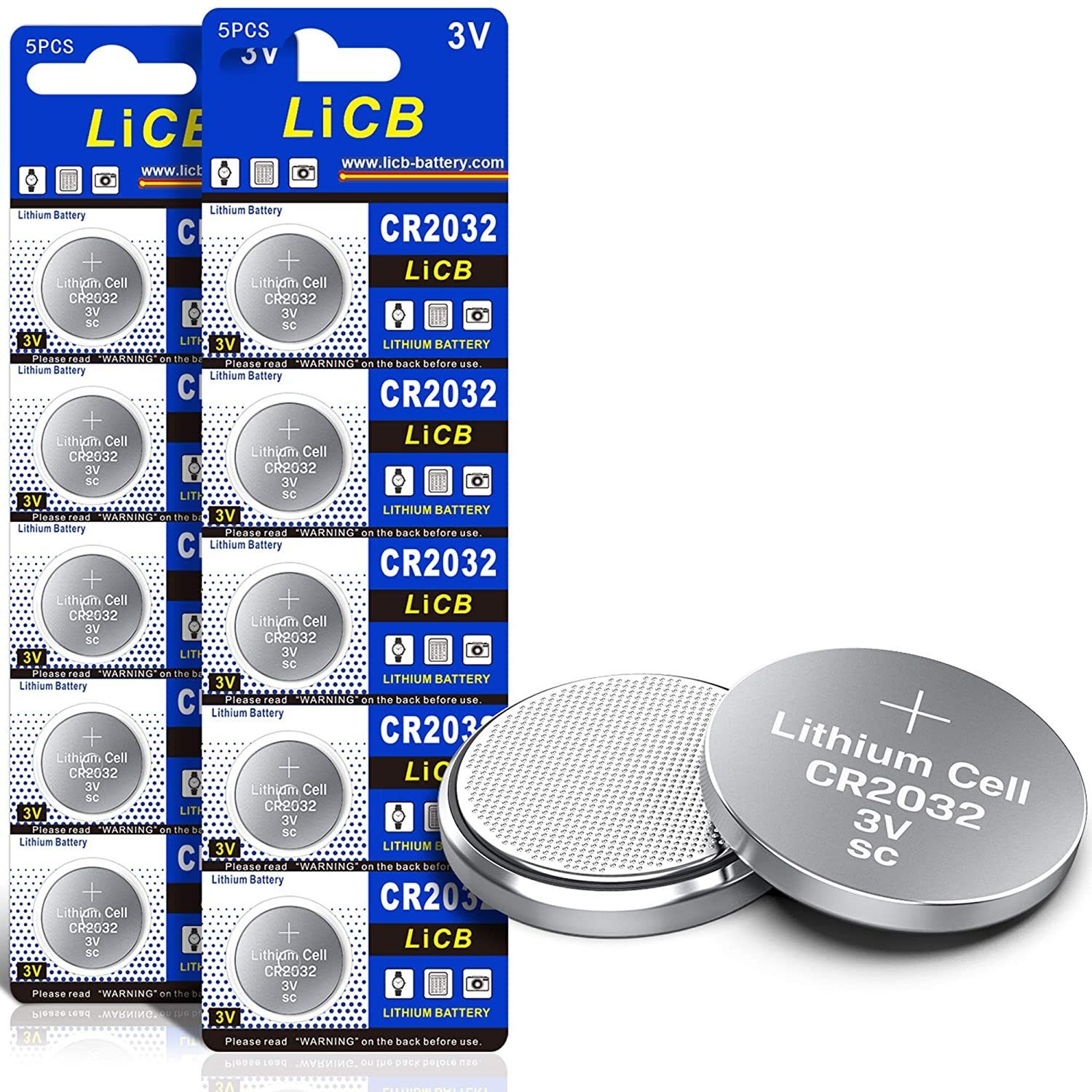 LiCB Lithium Battery B071D4DKTZ CR2032 - 1